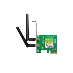 Tarjeta de Red Inalámbrica TP-LINK PCI Express N 300Mbps con 2 Antenas Modelo TP-WN881ND