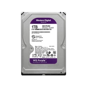 Disco Duro Western Digital WD Purple 1TB SATA 5400 RPM para Sistemas de Vigilancia - WD11PURZ