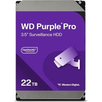 Disco Duro Western Digital WD Purple Pro 22TB SATA III para Vigilancia WD221PURP