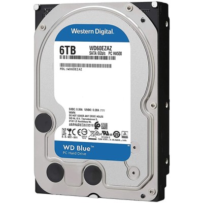 Disco Duro Western Digital WD Blue 3.5" 6TB SATA III WD60EZAX