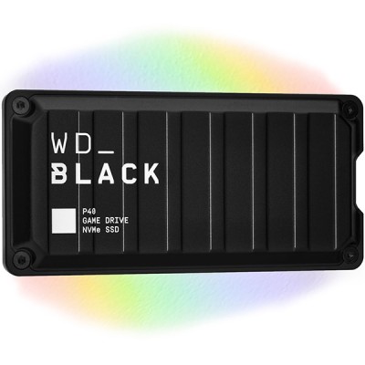 Disco Duro Externo SSD Western Digital WD_BLACK P40 2TB USB 3.2 Negro WDBAWY0020BBK-WESN