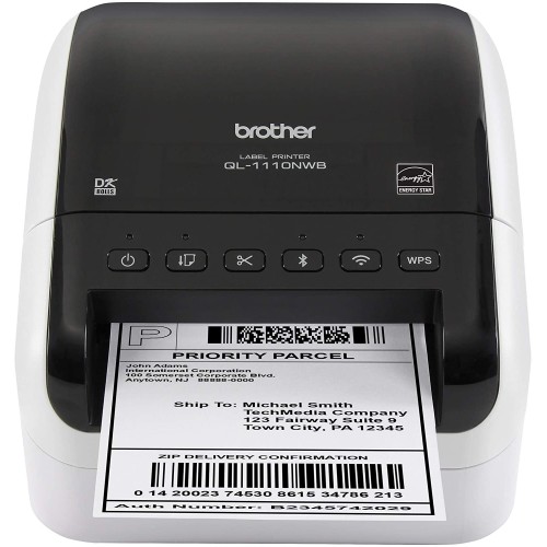Impresora de Etiquetas Brother QL-1110NWB - 69 PPM - Térmica Directa - WiFi y Bluetooth Impresora de Etiquetas Brother QL-1110NWB - 69 PPM - Térmica Directa - WiFi y Bluetooth