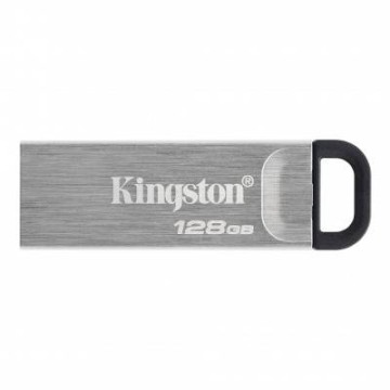 Memoria USB Kingston DataTraveler Kyson 128GB USB 3.2 Gen 1 Plata - DTKN/128GB