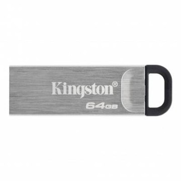 Memoria USB Kingston DataTraveler Kyson 64GB USB 3.2 Gen 1 Plata - DTKN/64GB