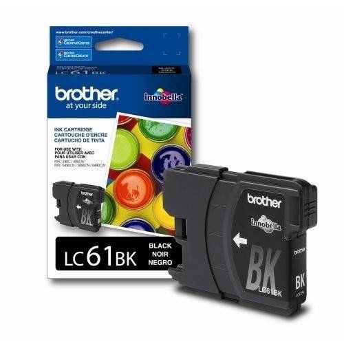 Cartucho de Tinta Brother Negro LC61BK - Alta Calidad de Impresión
