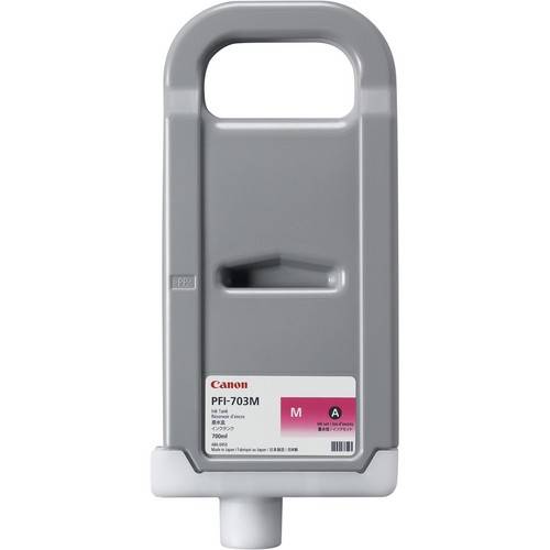 Tinta Canon PFI-703M Magenta 700ml para Impresoras Canon - Modelo 2965B001AA Tinta Canon PFI-703M Magenta 700ml para Impresoras Canon - Modelo 2965B001AA