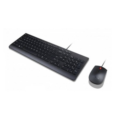 Kit Teclado y Mouse Lenovo Essential Alámbrico USB Español con Teclado Numérico - Modelo 4X3… Kit Teclado y Mouse Lenovo Essential Alámbrico USB Español con Teclado Numérico - Modelo 4X3…