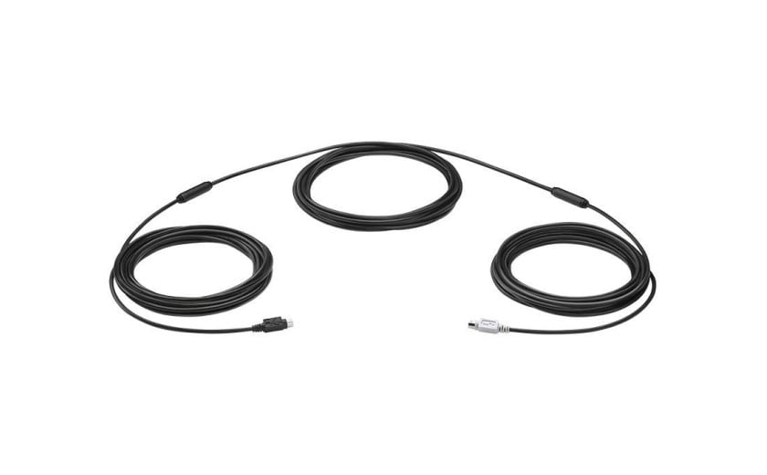 Logitech 939-001490: cable DIN de 15 metros para salas y videoconferencia