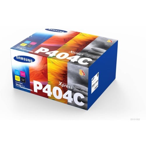 Pack de 4 Tóner Samsung CLT-P404C Negro Cian Magenta Amarillo - Modelo SU367A Pack de 4 Tóner Samsung CLT-P404C Negro Cian Magenta Amarillo - Modelo SU367A