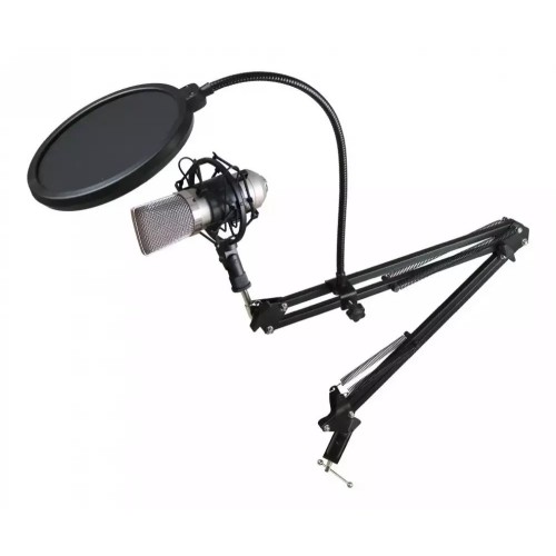 Micrófono Gamer Naceb NA-0953 Alámbrico 3.5mm Negro