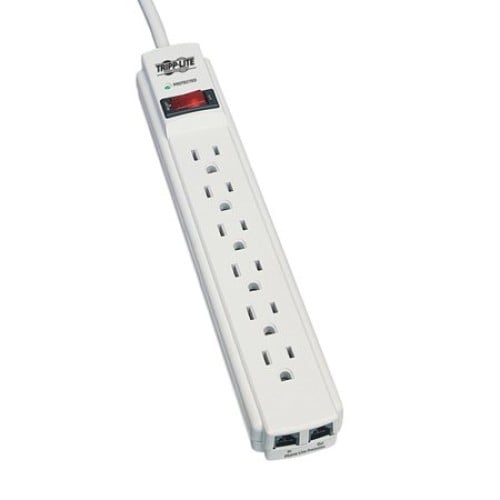 Supresor de Picos Tripp Lite Protect It! 6 Contactos 790 Joules Modelo TLP604TEL Supresor de Picos Tripp Lite Protect It! 6 Contactos 790 Joules Modelo TLP604TEL