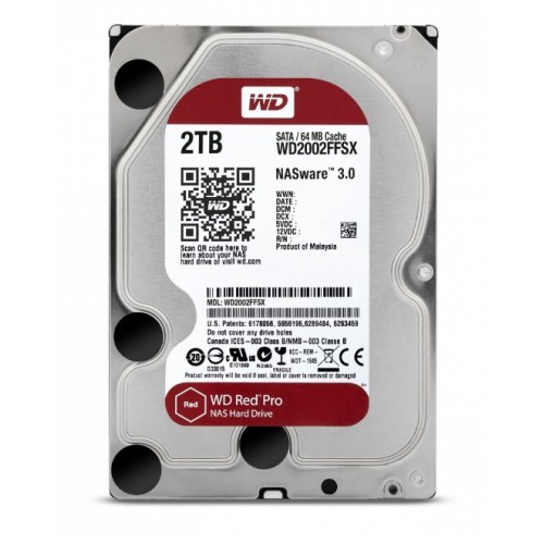 Disco Duro Western Digital WD Red Pro 2TB SATA 3 para NAS - WD2002FFSX Disco Duro Western Digital WD Red Pro 2TB SATA 3 para NAS - WD2002FFSX