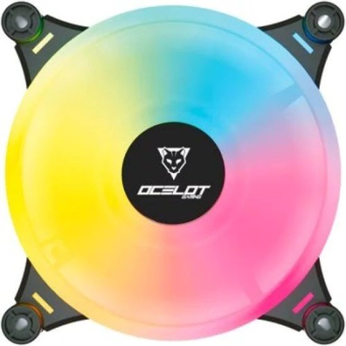 Ventilador Ocelot OF-3 120mm RGB 1200 RPM 4 Pines para PC Gaming