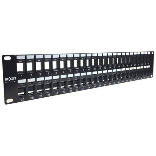 Organizador de Rack Nexxt 19 Pulgadas 2U 48 Puertos Modelo AW192NXT41