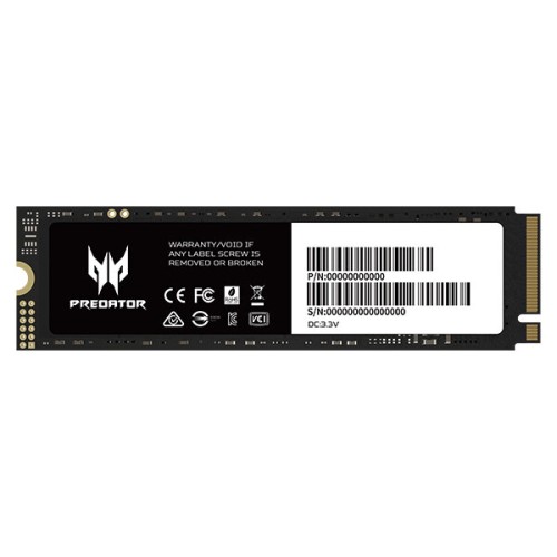 SSD Acer Predator GM7 512GB M.2 PCIe 4.0 NVMe - BL.9BWWR.117 SSD Acer Predator GM7 512GB M.2 PCIe 4.0 NVMe - BL.9BWWR.117