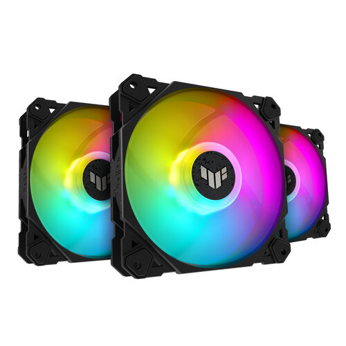 Ventilador ASUS TUF Gaming TF120 ARGB 120mm Negro 3 Piezas Ventilador ASUS TUF Gaming TF120 ARGB 120mm Negro 3 Piezas