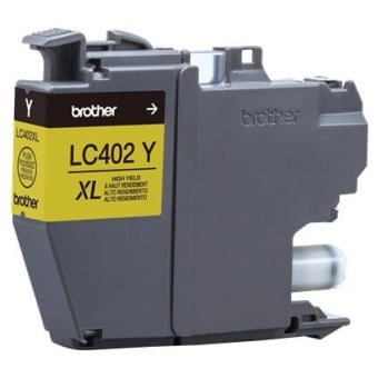 Cartucho de Tinta Brother Amarillo Alto Rendimiento LC402XLY