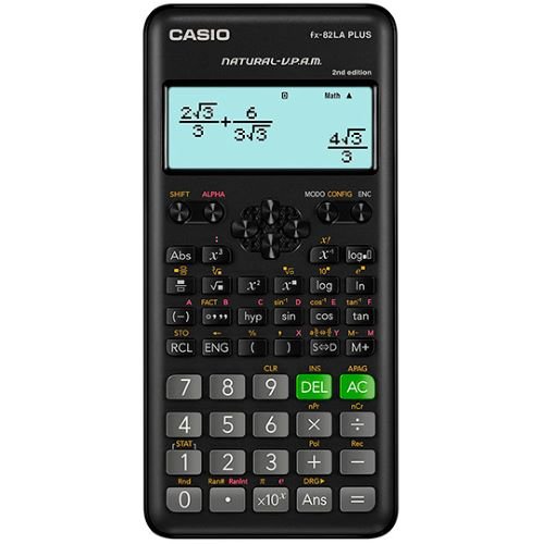 Calculadora Científica CASIO FX-82LAPLUS2 - 12 Dígitos - 252 Funciones - Negro