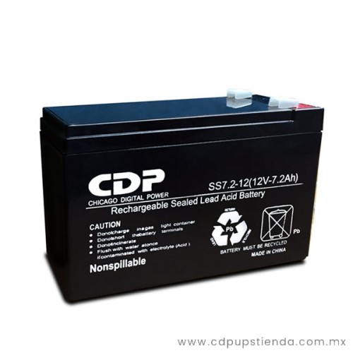 Batería CDP 12V 7.2AH - Reemplazo Confiable Batería CDP 12V 7.2AH - Reemplazo Confiable