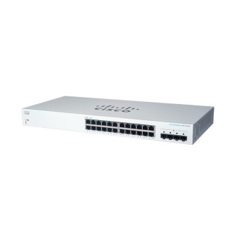 Switch Cisco Business 24 Puertos Gigabit con 4 SFP - Modelo CBS220-24T-4G-NA