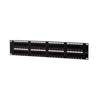 Panel de Parcheo ConduNet Cat5e 48 Puertos RJ-45 Modelo 8699485NPP