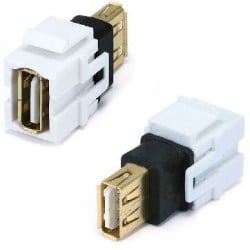 Jack USB Brobotix Hembra USB 2.0 Blanco Modelo 065616 Jack USB Brobotix Hembra USB 2.0 Blanco Modelo 065616