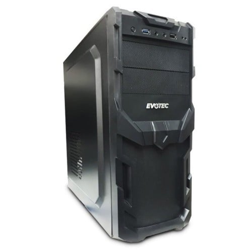 Gabinete Evotec EV-1005 Mini Tower con Fuente 600W - Compatible ATX/Micro ATX/Mini-ATX Gabinete Evotec EV-1005 Mini Tower con Fuente 600W - Compatible ATX/Micro ATX/Mini-ATX