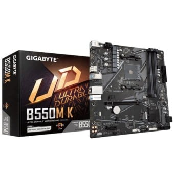 Tarjeta Madre Gigabyte B550M K - Socket AM4 - DDR4 128GB - Micro ATX
