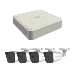 Kit de Seguridad HiLook 4 Canales con NVR y 4 Cámaras Bala 4MP Modelo KIP4MP/4B Kit de Seguridad HiLook 4 Canales con NVR y 4 Cámaras Bala 4MP Modelo KIP4MP/4B