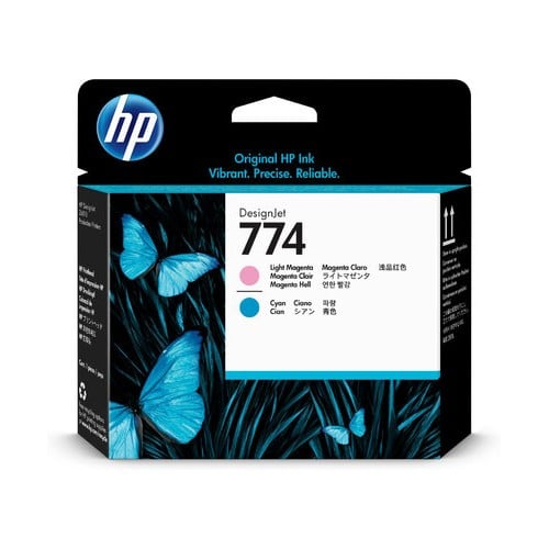 Cabezal HP 774 Original - Magenta Claro y Cian - P2V98A Cabezal HP 774 Original - Magenta Claro y Cian - P2V98A