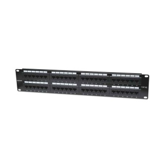 Panel de Parcheo Intellinet Cat5e 48 Puertos para Redes Gigabit Ethernet Modelo 513579 Panel de Parcheo Intellinet Cat5e 48 Puertos para Redes Gigabit Ethernet Modelo 513579