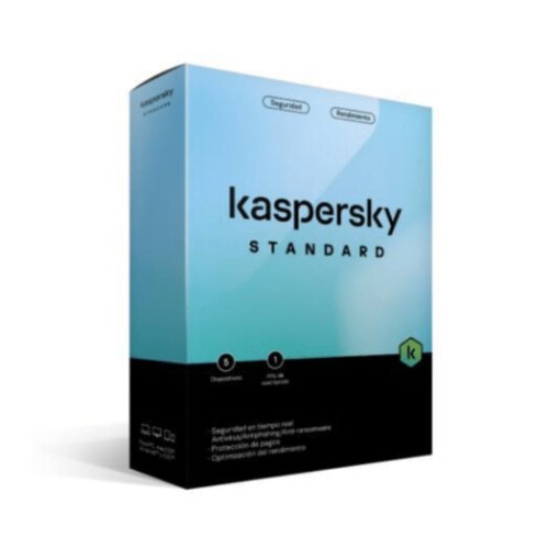 Antivirus Kaspersky Standard - 1 Dispositivo - 1 Año - Licencia Física - Modelo KL1041Z5AFS-22