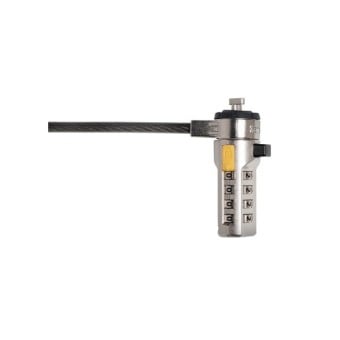 Candado de Seguridad Kensington con Combinación K67819WW - Cable 4.4mm Negro/Amarillo