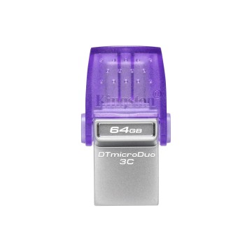 Memoria USB Kingston DataTraveler microDuo 3C 64GB USB 3.2 Gen 1 Dual USB-A/C