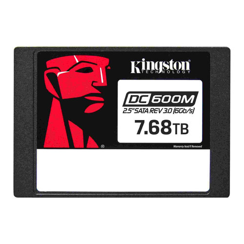 SSD Kingston DC600M 7.68TB SATA III 2.5 pulgadas para Servidores - Modelo SEDC600M/7680G SSD Kingston DC600M 7.68TB SATA III 2.5 pulgadas para Servidores - Modelo SEDC600M/7680G