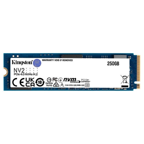 SSD Kingston NV2 M.2 250GB PCIe 4.0 NVMe - Modelo SNV2S/250G SSD Kingston NV2 M.2 250GB PCIe 4.0 NVMe - Modelo SNV2S/250G