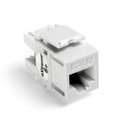 Jack de Red LEVITON Quickport Cat6 Blanco - Modelo 61110-RW6