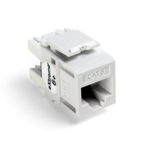 Jack de Red LEVITON Quickport Cat6 Blanco - Modelo 61110-RW6 Jack de Red LEVITON Quickport Cat6 Blanco - Modelo 61110-RW6