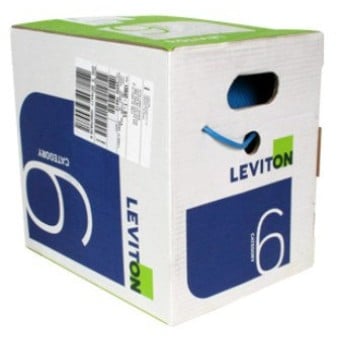 Bobina de Cable UTP Cat6 Leviton - 305 Metros Gris - Modelo UTP6M-MSB