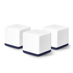 Sistema Wi-Fi Mesh Mercusys Halo H50G 3 Piezas - Doble Banda 1900Mbps - Cobertura 550m² Sistema Wi-Fi Mesh Mercusys Halo H50G 3 Piezas - Doble Banda 1900Mbps - Cobertura 550m²