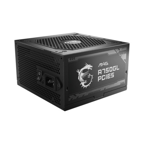 Fuente de Poder MSI MAG A750GL PCIE5 750W ATX 80 PLUS Gold Modular Fuente de Poder MSI MAG A750GL PCIE5 750W ATX 80 PLUS Gold Modular