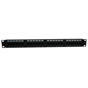 Panel de Parcheo Nexxt Cat5e 24 Puertos para Redes Ethernet - Modelo AW190NXT06