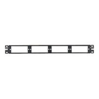 Panel de Parcheo Panduit 24 Puertos Negro Rack 19 pulgadas Modelo CFAPPBL1