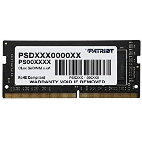 Memoria RAM Patriot Signature DDR4 4GB 2666MHz SO-DIMM para Laptop Modelo PSD44G266681S Memoria RAM Patriot Signature DDR4 4GB 2666MHz SO-DIMM para Laptop Modelo PSD44G266681S