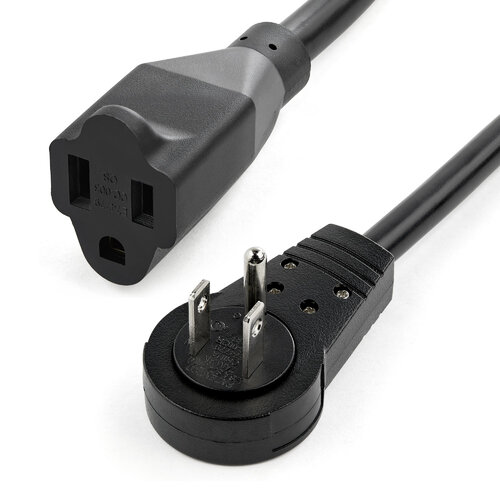 Extensión de Alimentación StarTech.com NEMA 5-15P a 5-15R 1.8 m Negro Modelo RTPAC1016