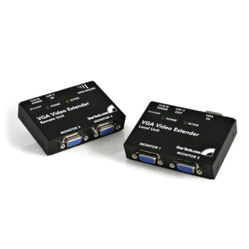 Kit Extensor VGA StarTech 2 Puertos - 150m Cat5/6