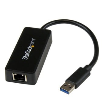 Adaptador de Red USB 3.0 a Ethernet Gigabit StarTech.com - 1 Puerto RJ45 - Negro - USB31000SPTB