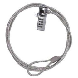 Cable con Candado TechZone de Combinación 4 Dígitos - Modelo TZCCL01