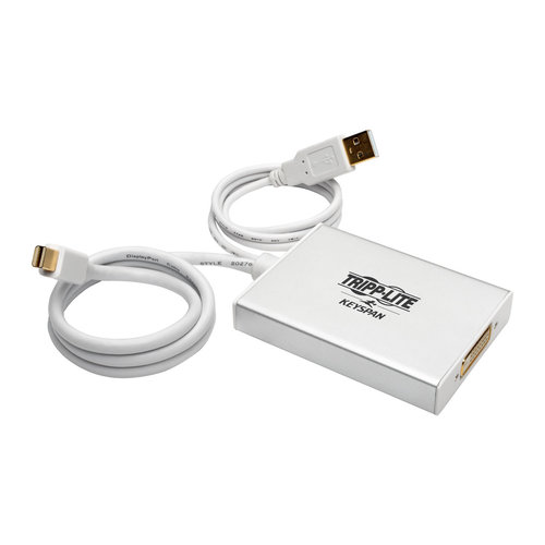 Adaptador Tripp Lite Mini DisplayPort a DVI-DL Plata