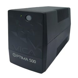 UPS VICA Optima 500 - 500VA/240W - 6 Contactos - Protección de Energía UPS VICA Optima 500 - 500VA/240W - 6 Contactos - Protección de Energía